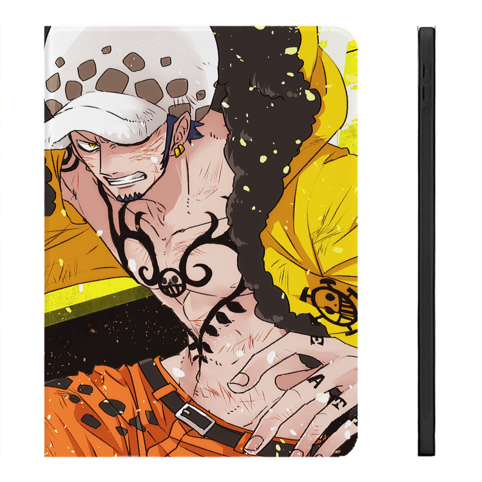 （画像用） ワンピース ONE PIECE IPadケース ペンホルダー付き ブックスタイルデザイン
